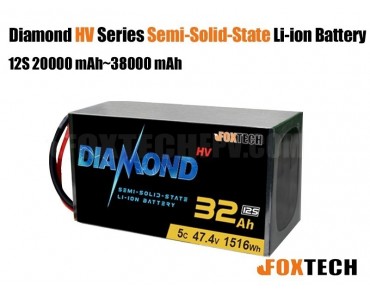 Diamond 4.45V Series Semi-solid-state Li-ion battery 12S 20000 mAh~38000 mAh