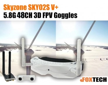 Skyzone V3(SKY02S V+) 5.8G 48CH 3D FPV Goggles-Free Shipping