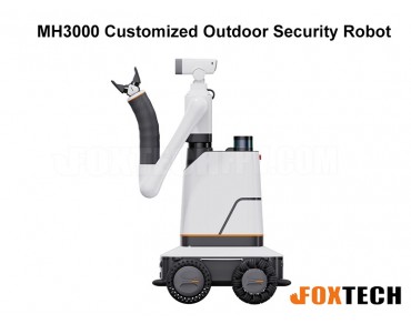 MH3000 Customized Outdoor Security Robot with Flexible Arm and Sensing System