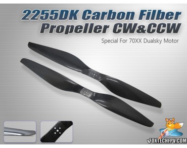 2255 DK Carbon Fiber Propeller CW&CCW