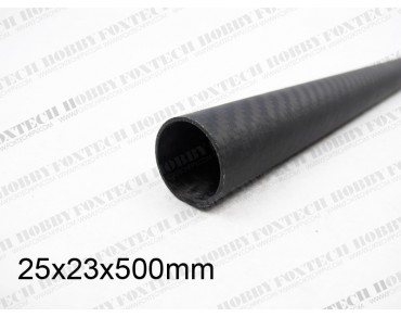 25mm 3k Carbon Fiber Tube