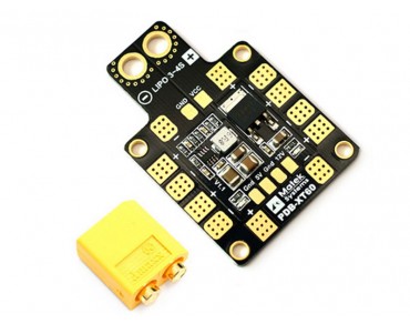 Matek Systems PDB-XT60 W/ BEC 5V & 12V 2oz Copper For RC Multirotors
