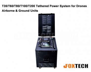 T25/T35/T60/T80/T100/T200 Tethered Drone Power Supply System – Airborne & Ground Units