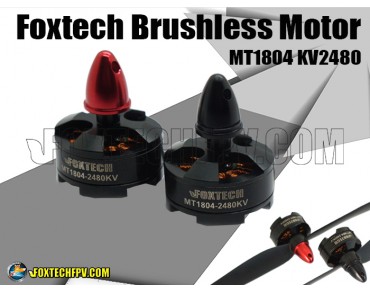 Foxtech Brushless Motor MT1804 KV2480 CW/CCW