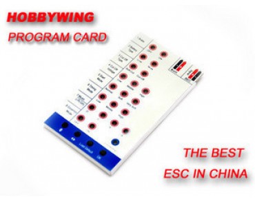Hobbywing Program Card for Hobbywing FLYFUN&SKYWALKER ESC