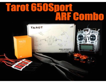 Tarot 650Sport Folding Quadcopter ARF Combo