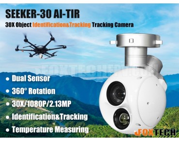 SEEKER-30 AI-TIR 30X Object Tracking Drone Camera with 3-axis Gimbal
