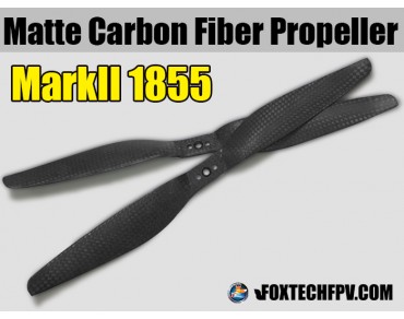1855 MARKII Matte Carbon Fiber Propeller CW&CCW