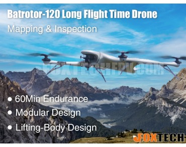 Batrotor-120 Mapping and Inspection Quadcopter