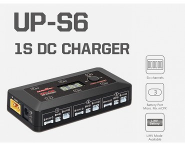 Ultra Power UP-S6 6X1S LiPo/LiHV DC Charger