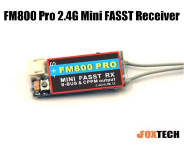 FM800 Pro 2.4G Mini FASST Receiver