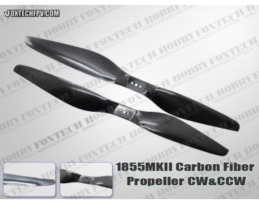 1855 MKII Carbon Fiber Propeller CW&CCW