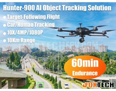 Foxtech Hunter-900 AI Object Tracking Solution