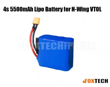 4s 5500mAh Lipo Battery for H-Wing VTOL