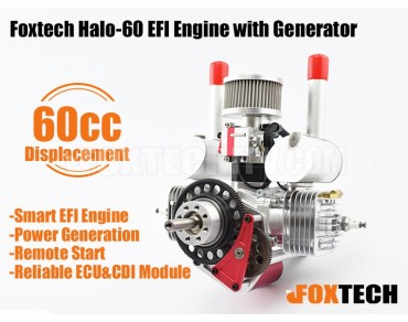 Foxtech Halo-60 EFI Engine with Generator