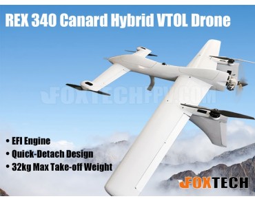 Foxtech REX 340 Canard Hybrid VTOL Drone