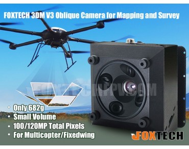 FOXTECH 3DM V3 Oblique Camera for Mapping and Survey