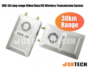 VDC-30 Long-range Video/Data/RC Wireless Transmission System