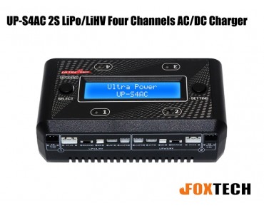 Ultra Power UP-S4AC 2S LiPo/LiHV Four Channels AC/DC Charger