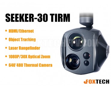 SEEKER-30 TIRM Dual-Sensor Laser Rangefinder 30X Zoom Camera with 3-axis Gimbal