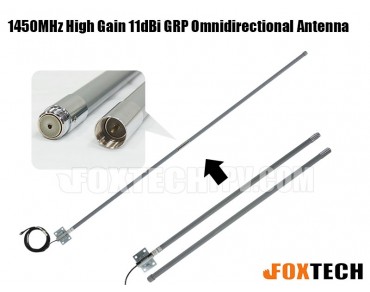 1450MHz High Gain 11dBi GRP Omnidirectional Antenna(2 Segments)