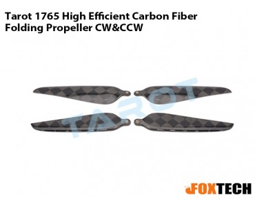 Tarot 1765 Carbon Fiber Folding Propeller CW/CCW(TL2948)