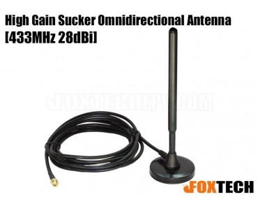 433MHz 28dBi High Gain Sucker Omnidirectional Antenna 