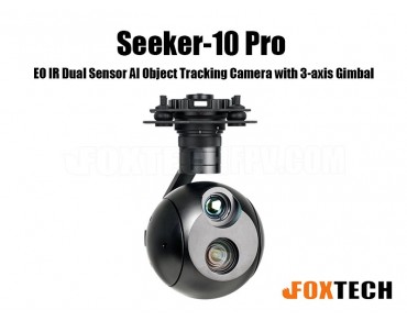 Seeker-10 Pro EO IR Dual Sensor AI Object Tracking Camera with 3-axis Gimbal