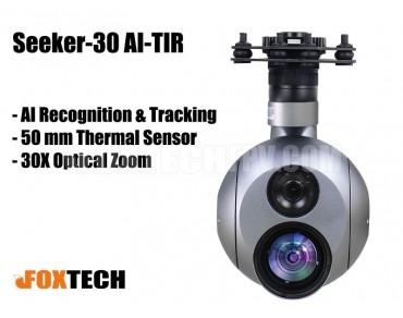 Seeker-30 AI-TIR 50mm Thermal Sensor EO/IR AI Recognition & Tracking Gimbal Camera