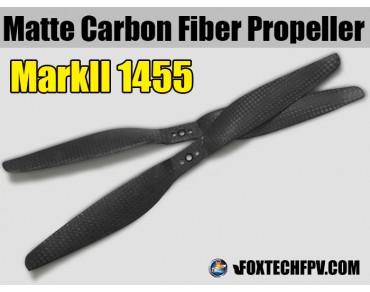 1455 MARKII Matte Carbon Fiber Propeller CW&CCW