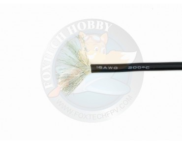 16AWG Silicon Cable Black 1m