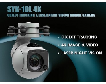 Foxtech SYK-10L 4K Object Tracking & Laser Night Vision Gimbal Camera