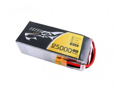 TATTU 22.8V 6S 25000mAh 10C High Voltage Lipo Battery