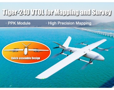 Tiger-240 VTOL for Mapping and Survey