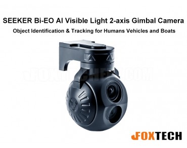 SEEKER Bi-EO AI Visible Light Gimbal Camera - Object Identification & Tracking for Humans Vehicles and Boats
