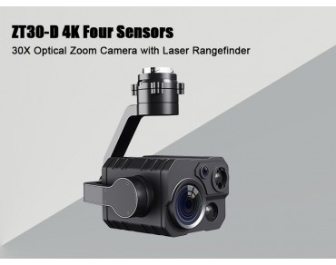 ZT30-D 4K Four Sensors 30X Optical Zoom Camera with Laser Rangefinder