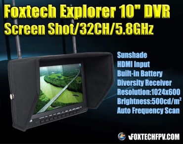 Foxtech Explorer 10" DVR