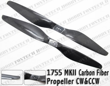 1755 MKII Carbon Fiber Propeller CW&CCW