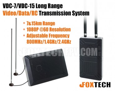 VDC-7/VDC-15 Long Range Video/Data/RC Transmission System