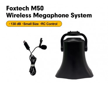 Foxtech M50 Wireless Megaphone System for Drones