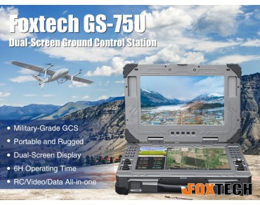Foxtech GS-75U Dual-Screen Ground Control Station