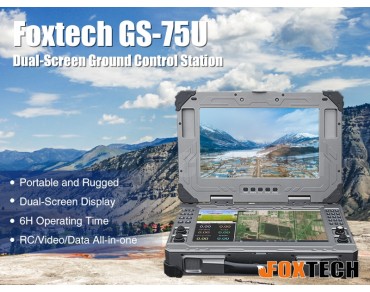 Foxtech GS-75U Dual-Screen Ground Control Station