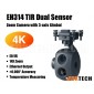 EH314 TIR 4K Dual Sensor Zoom Camera with 3-axis Gimbal 
