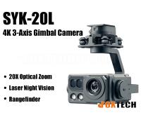 Foxtech SYK-20L Laser Night Vision 4K Camera with 3-Axis Gimbal