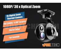 Foxtech EH640 30x Optical Zoom IR Thermal Camera with 3-axis Gimbal