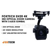 Foxtech EH20 4K 20X Optical Zoom Camera With 3-Axis Gimbal