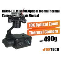 FH310-TIR MINI 10X Optical Zoom and Thermal Camera with 3-axis Gimbal-Free Shipping