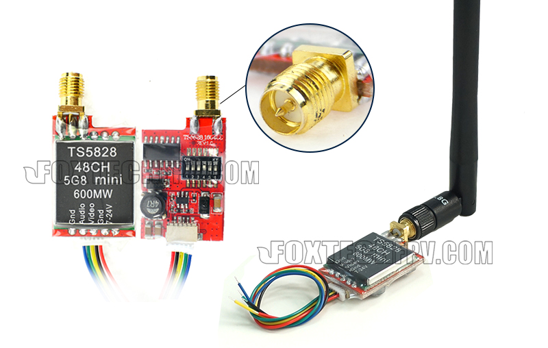 5.8G 600mw 48 Channel AV Transmitter