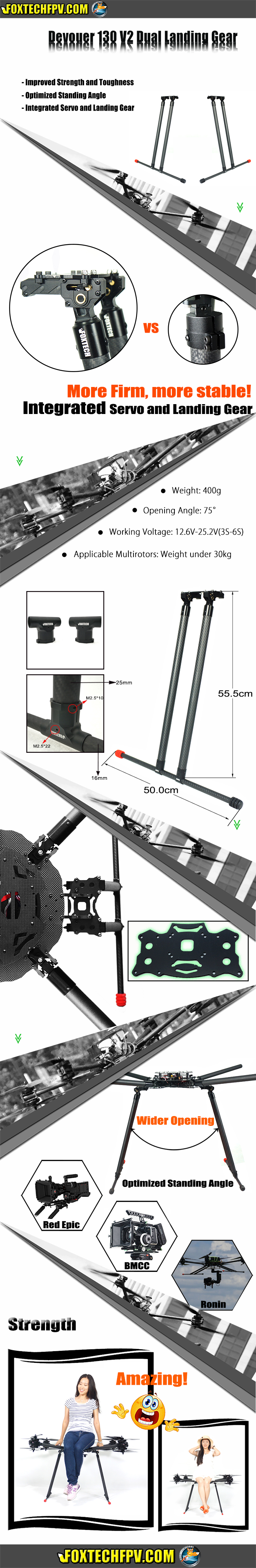 D130 DUAL Landing gear